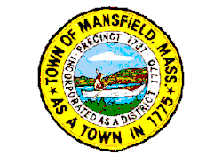 Flag of Mansfield, Massachusetts